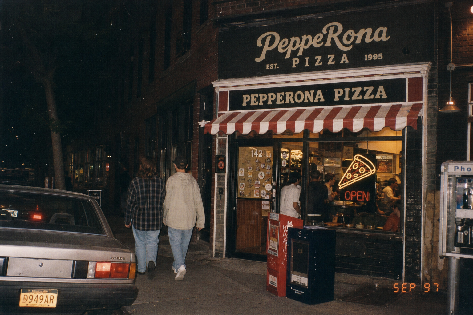 Pepperona Pizza in the East Village